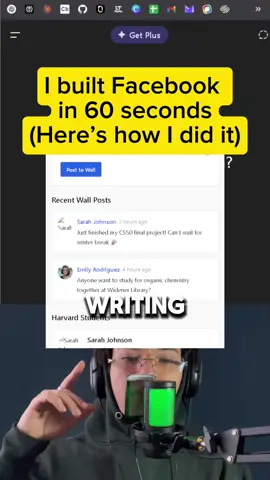 I built Facebook in 60 seconds without writing a single line of code and here’s how to do it. (Vibe coding session, lovable tutorial) #ai 