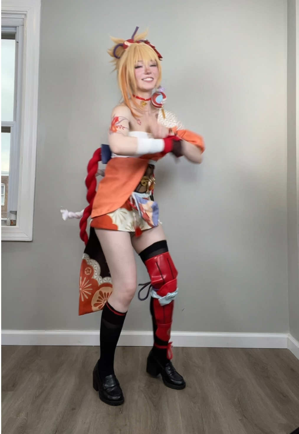 Most underrated genshin character? #GenshinImpact #cosplay #genshinimpactcosplay #dancetrend #yoimiya 