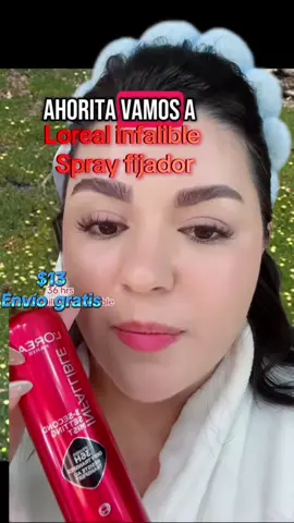 Loreal paris spray fijador #loreal #lorealparis #lorealparissettingspray #infalibleloreal #