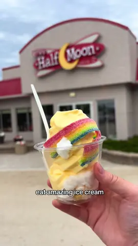 Definitely add making a stop to Half Moon for Tyler’s Sassy Summer Sundae Rainbow Road to your list! Absolutely delish - and for such a great cause 🌈⭐️  #winnipegmanitoba #manitoba #wpg #wpgmb #manitobacanada #winnipegfood #wpgeats #onlyinthepeg #pegcity #wpgfoodie #lockport #energy106 #lockportmb #charity 