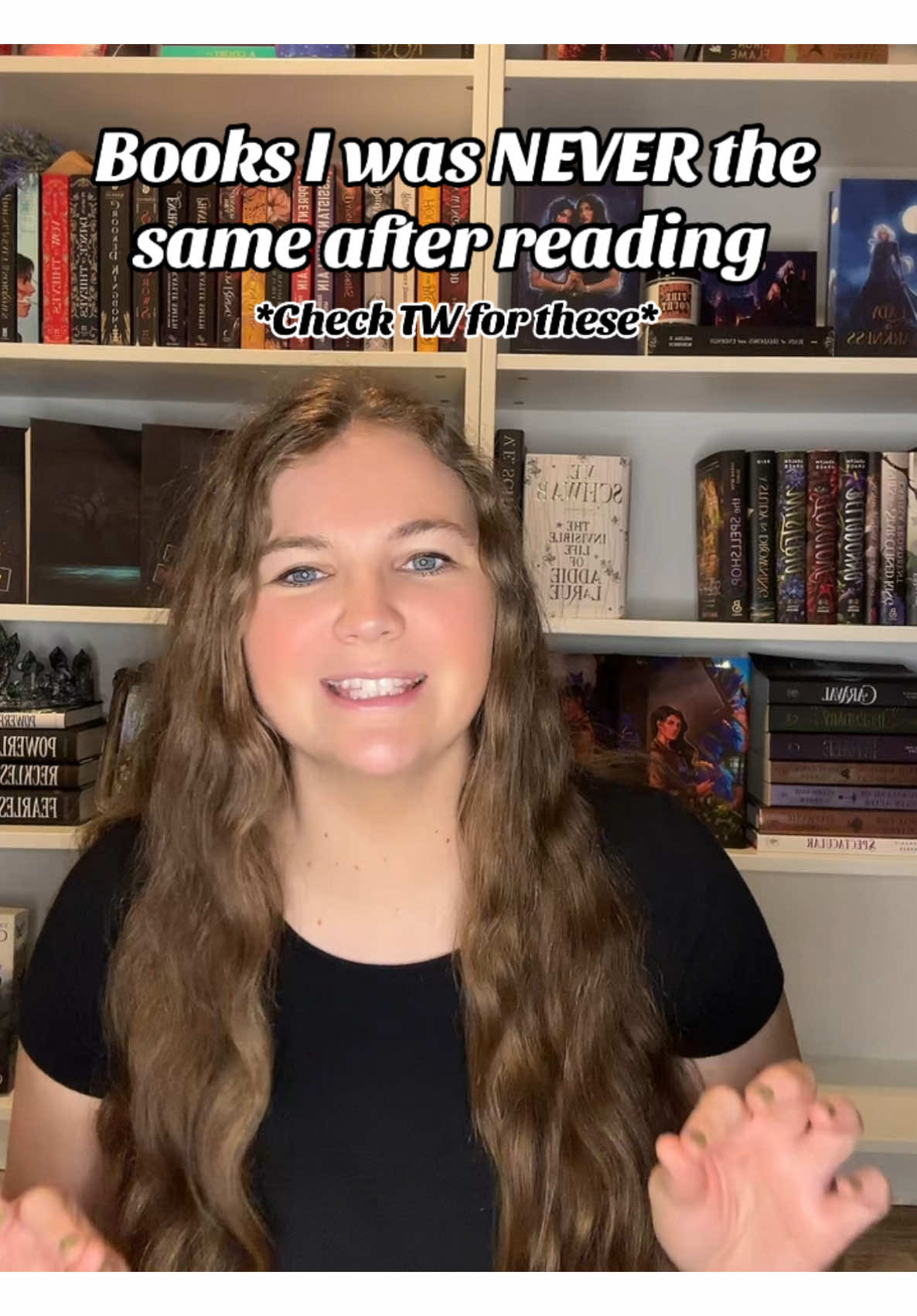All these books have literally left some type of big mark on my life! I am still not the same after reading them 🖤 Almost all of these books have quite heavy topics, so please check your TW for these books!  #booktokfyp #booksthatmademecry #booksthatchangedmylife #fantasybookseries #contemporaryromancebooks #darkromancereads 