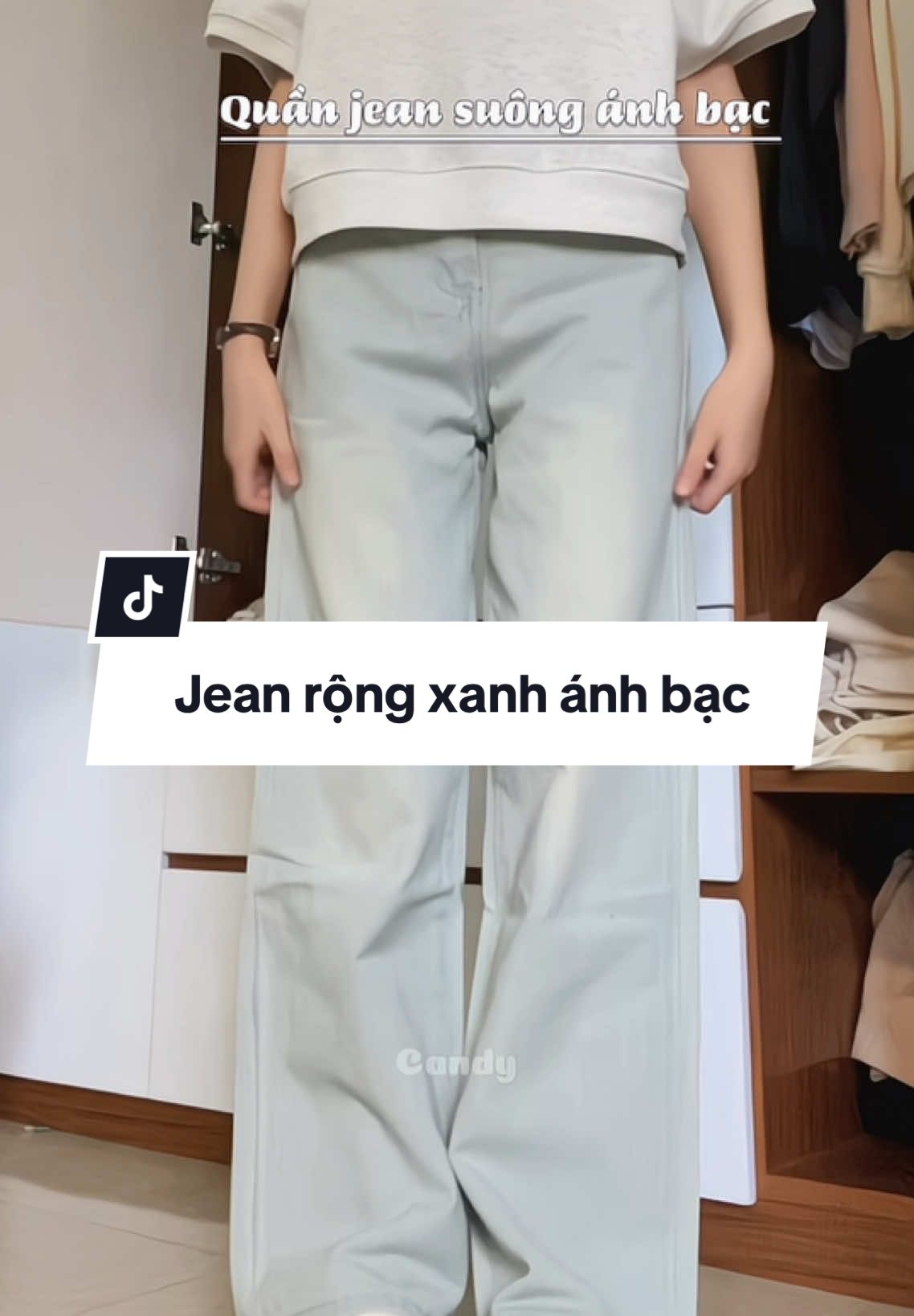 Quần  lên form dáng xinh mà màu lại càng xinh nữa 🥰✨#xhuongtiktok #quanjeannu #quanjeanongrong 