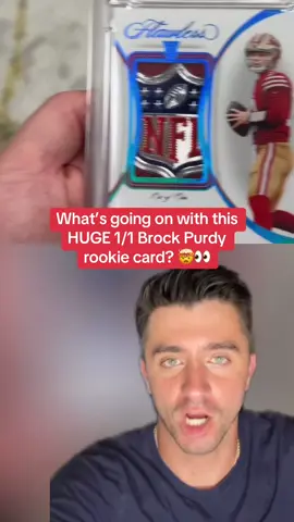 What happened to Brock Purdy’s most valuable Flawless rookie card? 👀 @Goldin #sportscards #footballcards #paniniamerica #topps #nfl 
