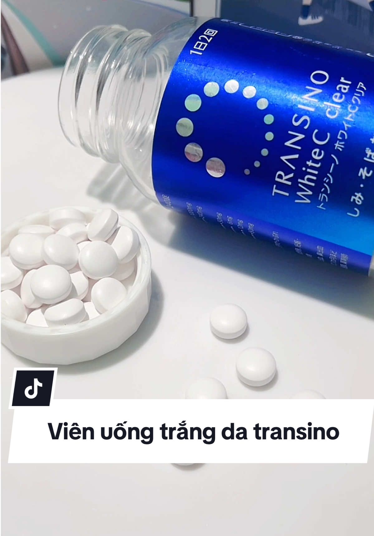 Viên uống trắng da transino Nhật#vienuongtrangda #transino 