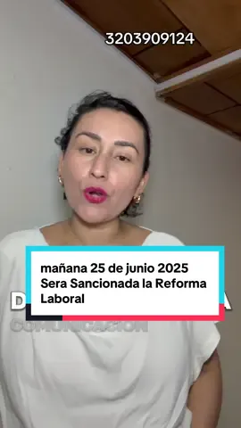 🚨 ¡Es un hecho! Mañana 25 de junio de 2025 será sancionada la Reforma Laboral por el Presidente de la República. Así lo anunció hoy Armando Benedetti, y con esto, Colombia entra en una nueva etapa en materia laboral. 👀 A partir de mañana, estaremos compartiendo contenido explicativo con todos los pormenores de la reforma: ✔️ Cambios para empleadores y trabajadores ✔️ Lo que aplica desde ya y lo que entra en vigencia después ✔️ Ajustes necesarios en contratos, jornadas y prestaciones 📣 Y además, queda abierta la invitación a nuestra jornada de actualización sobre la Reforma Laboral, donde analizaremos todo de forma práctica y sencilla. 🗓️ Fecha: Sábado, 12 de julio de 2025 📍 Modalidad: Virtual 💼 Dirigido a empresarios, contadores, profesionales en RRHH y todo aquel que deba implementar la norma. 💬 ¿Estás listo para aplicar la reforma en tu empresa? ¿Qué es lo que más te preocupa de este cambio? #ReformaLaboral2025 #EmpresariosColombia #RRHHColombia #ActualizaciónLaboral #Contadores #DerechoLaboral #GestiónHumana #ColombiaEmprende #Microempresas #MendozaConsultores #empresario #empresaria #trabajador 