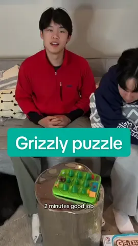 They may be older now but they still enjoy puzzle games. This is Grizzly Gears from @baby enRoute #justforfun #notsponsored #puzzlegame #puzzle #brothers #familygame #familychallenge @MitzTiang family channel @Zachary Lim 
