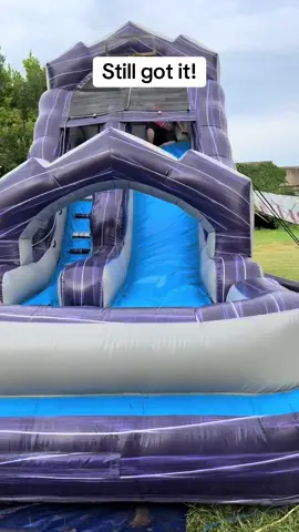 To say #vbs was a success this year would be an #understatement but we had a blast. Yes my #bigbod went down the slide. #waterslide #cominginhot 