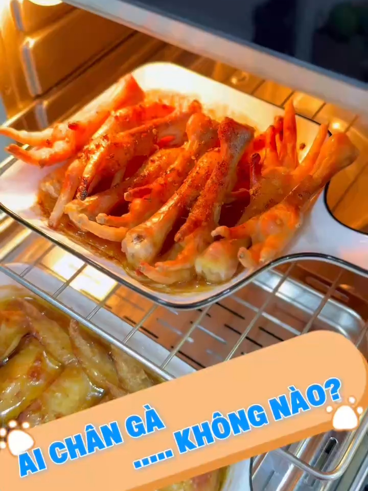 Làm chân gà, cánh gà nướng nhâm nhi cùng gia đình #kuchen #noichienkhongdau #noichienhoinuoc