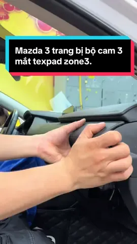 Mazda 3 trang bị bộ cam 3 mắt texpad zone3.#xuhuong #doxechuyennghiep 