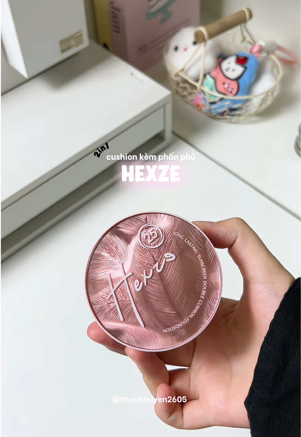 Hexze mới ra bản mới 2in1 quá tiện lun nè #xuhuong #fyp #viral #cushion #phanphu #2in1 #hexze2in1 #hexze #chongnang #thanhhuyen2605 