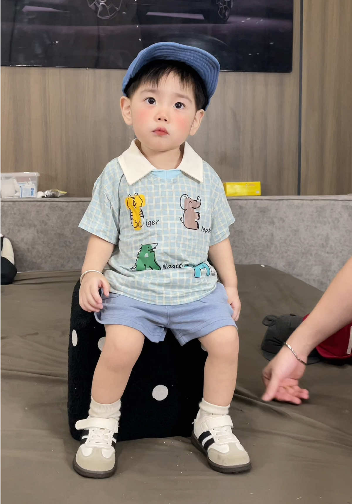 Bộ cộc áo polo chất thun lạnh sờ sướng tayy lunn ạ , quần dày dặn phối được nhiều phong cách lunn ạ #giadinhbap🌽 #dohechobe #dobochobeyeu 