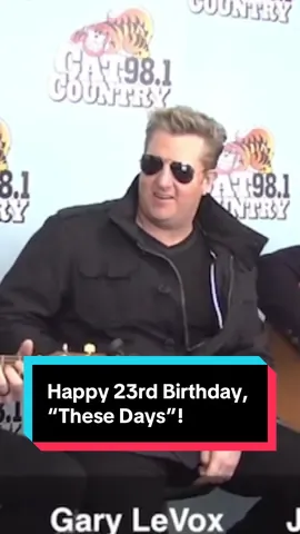 The song that could and our first @Rascal Flatts number 1! Thank u all for the years of love and STILL lovin this one. #TheseDays #countrymusictiktoks #rascalflatts 