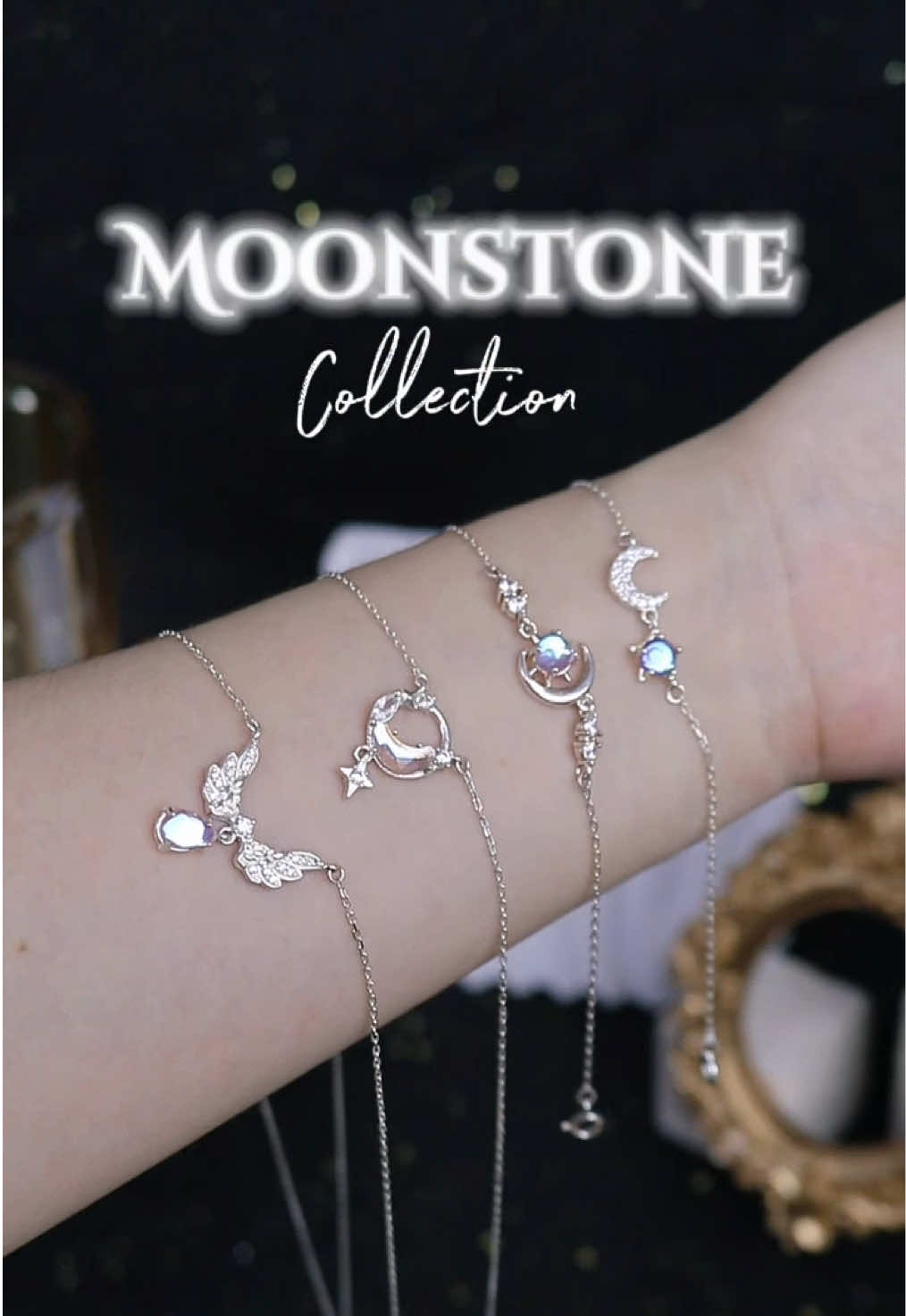 Moonstone collection siu xinh nhà HELINO 🌙#silverjwellery #trangsuc #trangsucbac #helino #viral #xuhuong #foryoupage #TD 