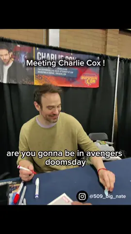 Chat do you think Charlie Cox is lying about not being in avengers doomsday 😔 • • #charlixcx #marvel #daredevilbornagain #daredevilnetflix #avengersdoomsday #summercon2025 #fyp #foryou #foryou #mattmurdock #avengers 