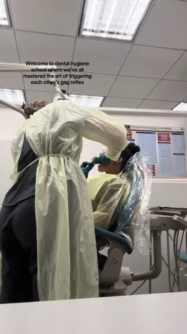 Deep breath through your nose, wiggle your toes 😅 #dentalhygienist #student #school #dentalmaterials #fyp