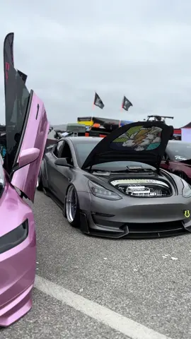 #ev #tesla #teslacheck #teslamodel3  @Electrify Expo 