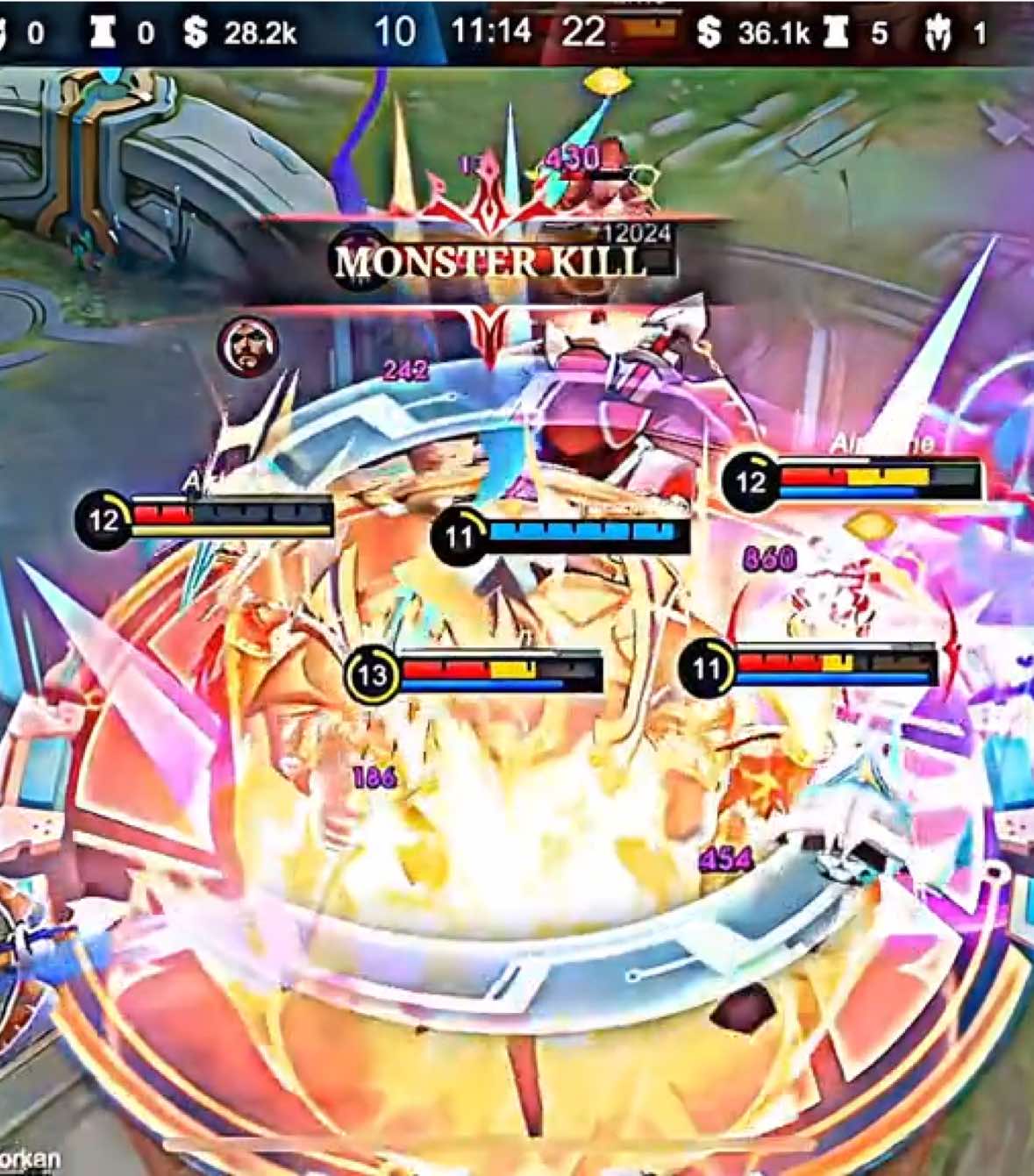 Carmilla x Gatot kaca x Parsha #carmillamlbb #gatotkacamlbb #parshamlbb #mlbb #hd #60fps 