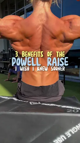 BENEFITS OF THE POWELL RAISE  1️⃣ Improves rotator cuff injuries 2️⃣ Improves shoulder strength and stability 3️⃣ Improves shoulder impingement 🔥 3 sets x 10 reps- twice per week 📝 Goal: One dumbbell with 10% of Bodyweight for 10 reps (Start lighter and slowly progress the weight as you get stronger) Work with me to become ageless - link in bio.