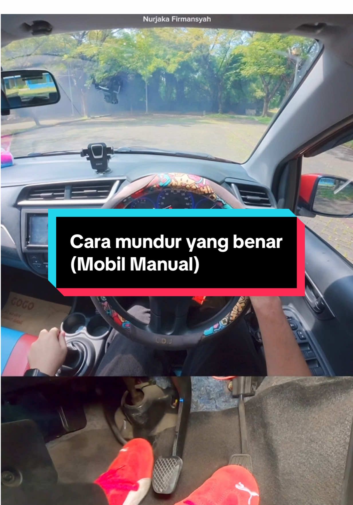 Harus setengah kopling - Tutorial mundur mobil manual #tutorialmobilmanual #nurjakafirmansyah 