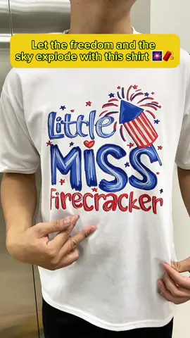 #littlemissfirecracker #familyshirts #4thofjulyparty #america #4thofjulyoutfit #4thofjulyshirts #independenceday 