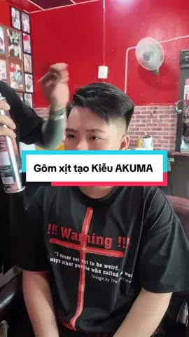 Gôm xịt tạo Kiễu , siêu giữ nếp AKUMA #Hôntô #sảnphẩmHôntô #tiktokviral 