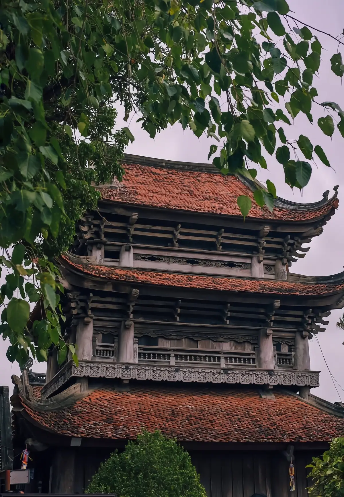 Chùa Keo có tên là “Thần Quang Tự”, tọa lạc trên bờ sông Thái Bình tại làng Keo nay là xã Duy Nhất, huyện Vũ Thư, tỉnh Thái Bình.  Dân gian còn gọi ngôi chùa ở Thái Bình là Keo trên, phân biệt với chùa Keo dưới ở Nam Định, theo dòng chảy của con sông.  Ngôi chùa Keo ngày nay được xây dựng từ thời vua Lê Trung Hưng năm 1632 theo lối kiến trúc “Nội công ngoại quốc” đặc trưng của kiến trúc chùa Việt Nam (có nghĩa là kiến trúc bên trong theo hình chữ Công, bên ngoài theo hình chữ Quốc).   -Góc cổ kính của Chùa Keo Vũ Thư Thái Bình, ngày hạ đẹp trời, mùng một sớm mai mùng 2 đầu tháng cho Phật tử xin chữ bình an và gặp nhiều may mắn mỗi ngày .🙏🙏🙏🙏🙏 #chuakeo #chuakeothaibinh  #chua #thaibinh #phatphapnhiemmau #phatphap #phatphapvadoisong  #viral #viralvideo #dulichvietnam #dulich #vietnamtoiyeu 