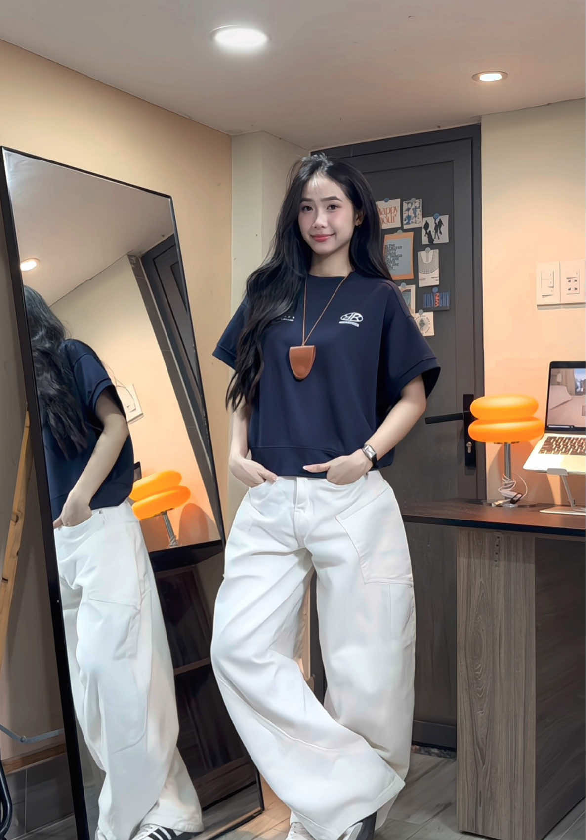 Áo thun boxy form này lạ mà xinh nhen cạ nhà #oufitideas #OOTD #aothun #aothunboxy #42kgmacgi #review 