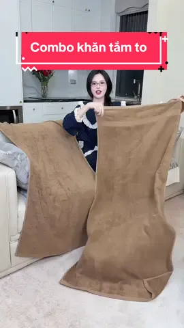 Combo khăn tắm size 140 x 70  #review #champhan #champhanriview #khantam #combokhantam 