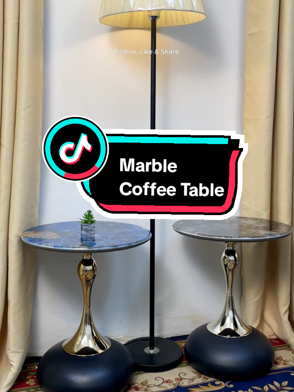Side Table design baru guysss🤩 Kalini datang dengan design Marble tau🫶 Nampak lebih mewah walau harga tak sampai RM100 pon🤑 Tak payah membazir keluar bajet yang mahal dah untuk deco rumah, guna side table ni ja terus nampak moden & berseri rumah korang🤭🫶 Grab dekat bag kuning tau😉 #sidetable #mejakopi #coffeetable #table #homedecor #tiktokshop #minimalist #housedesign #homeliving #fyp #fypviral #gdeal 