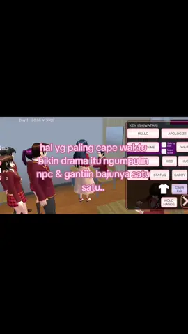 adain ganti baju npc untuk semua dong pelizz 🙀😔 #sakuraschoolsimulator #treasureofc #viral 