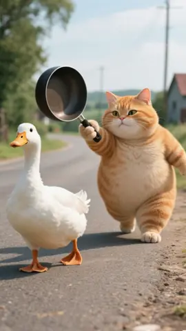 #Cartoon #Fatorangecat #cutecat 