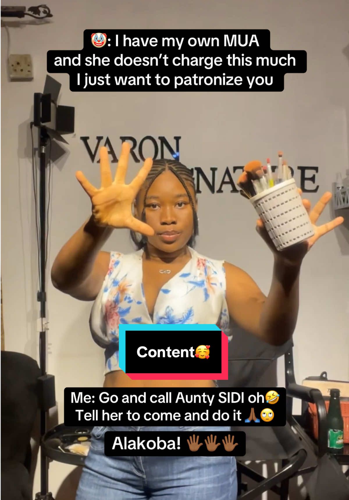 This scope has casted make una bring new format 😂. We’re available for bookings!🥰🙏🏾 #businesscontent #makeupartistinakowonjo  #makeupartist #contentcreation #makeupcontent #makeupartistinlagos #makeupartistinegbeda #makeup 