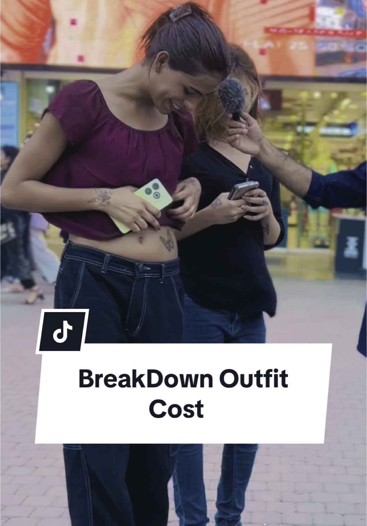 Two Cute ladies breakdown outfit cost.😍? . . . . . . . . . #fypシ゚viral #outfit #foryou #sajjadzone1 #fashion #fyp #trending #outfitcostchallenge 