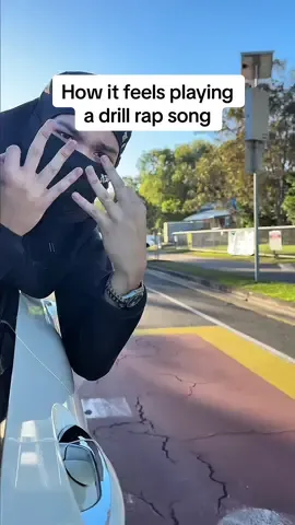 Drill rap turns you into a different person 😳 #drillmusic #rap #onefour #ausrap #musicvideo #song #aussie #australia #funny #comedy #skit 
