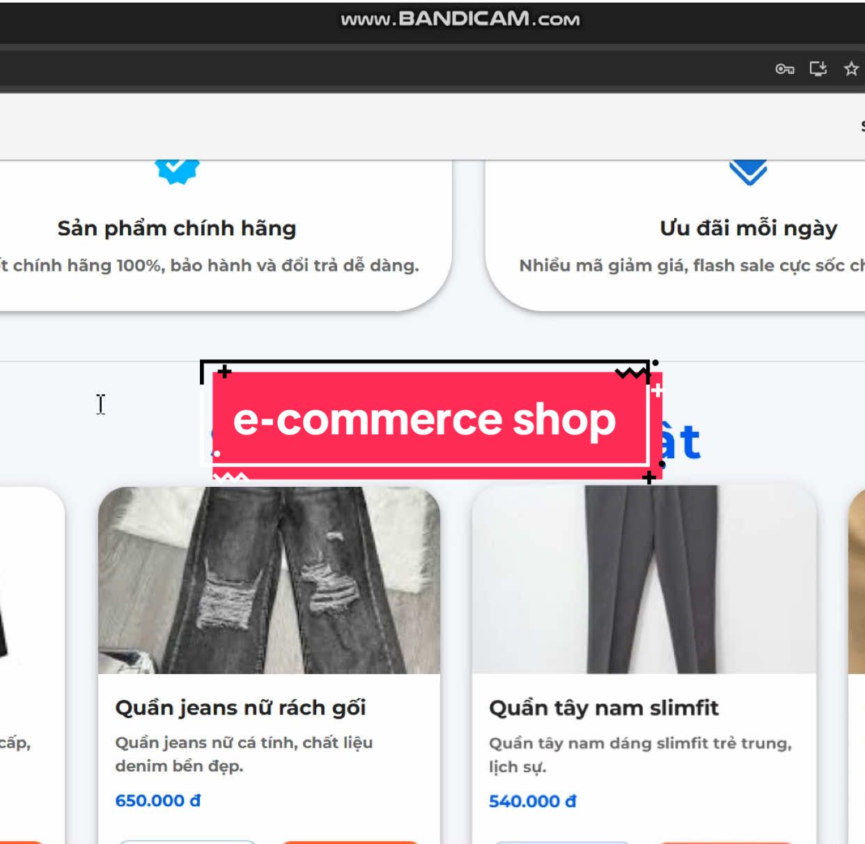 #code#ecommerce#reactjs#modern  WEBSITE THƯƠNG MẠI ĐIỆN TỬ - TIENDEV - Cuối cùng cũng xong 