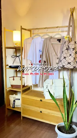 ack super aesthetic🤎🥹 #goreestyle #goodgreenlife #wardrobe #wardrobecabinet #woodencabinet #furniture #clothesrack #roomdecor 