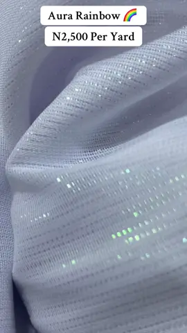 Garments Name: Aura Rainbow 🌈  ‼️ 🧷 : N2,500 Per Yard ✅ A Rainbow Material EXPLICIT MESSAGES ON FABRIC‼️‼️ * Garments Is a very very very soft  material  * very Easy to wash and maintain , also DURABLE …. However, Little Detergent, More Bar Soap!! * GARMENTS is for Both Adults and children  If you Want Kiss Pleatings, or standing Pleatings, DO NOT BUY  THIS FABRIC, it’s a soft  Material and cannot stand the Heat of any Heavy Pleatings !!  However, “NOT” Suitable for Gathers Pleatings ❌ Fabric is   Rainbow PLAIN ‼️, Not  patterned !! Fabric Can be sewn For New Babies,  * very soft  on the body * Doesn’t itch  * Durable And beautiful  For Cap Firmness,    Please add enough “Stay” in cap for firmeness, for kids  For ADULTS, the tailor will know what to do, the type of stay he/she will ask for cap fittings ! Fabric is very soft , a very hard stay might be needed for firmness ✅ 🧷  HOW TO PLACE AN ORDER :  1. See what you Like  2. Take a Screen Munch  3. Send on Instagram @bagssandgarments  4. Or Send to WhatsApp: 09061954571 5. Do Your Calculations  6. PAY INTO only this account:  0249509594 GTBANK ELIJAH OLUWATOBI RUTH 🫶🏾 7. Await payment confirmation from vendor  8. Once confirmed  9. Send delivery details (And active phone Number )  10. Confidently await your ORDERS  🧷  KINDLY NOTE:  THERES NO WALK IN STORE YET: But If You want, you can request a Video Call From Vendor before purchasing This is a brand Built on Christ foundation.  Our reputation means a lot to us 🥰🎉 Thank You 🙏🕊