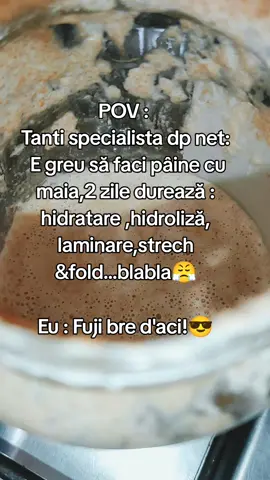 Uite-așa și iar așa sa faci pâine cu maia!0 efort!😉🥃🚬#paine #maia #0 #efort #sourdough #sourdoughbread #effort 