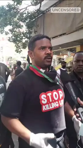 📍Nairobi CBD — Human rights lawyer and activist @husskhalid recounts a moment when they rescued a female police officer and rushed her to the nearest ambulance. Video by: @mshairimuthoka