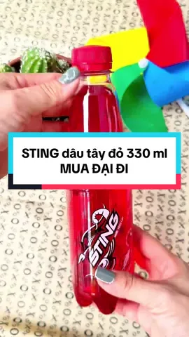 Thùng Sting dâu tay đỏ 24 chai 330 ml nước uống mọi thời đại#sting #nuoctangluc #taphoa #sieuthi #pepsico #tiktokshop #viral #xuhuong  @Tuệ Tâm  @Tuệ Tâm  @Dimsum Nhà Gấu 