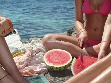 my fav fruit of summer #watermelon #fruit #Summer #aesthetic #vibes #fyp #cinnamoony  