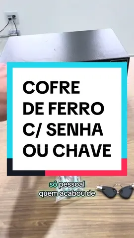 Este é um cofre de ferro ultra resistente com possibilidade de senha de até 8 dígitos ou chave manual. Perfeito para guardar itens de valor, dinheiro ou documebtos importantes. Somos uma distribuidora atacadista com uma variedade incrível de produtos.   Venha lucrar com a revenda dos produtos mais queridos do momento. 😉   #xNaMai #Atacado #GaleriaPageBras #cofre 