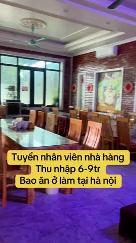 Tuyển nhân viên nhà hàng 