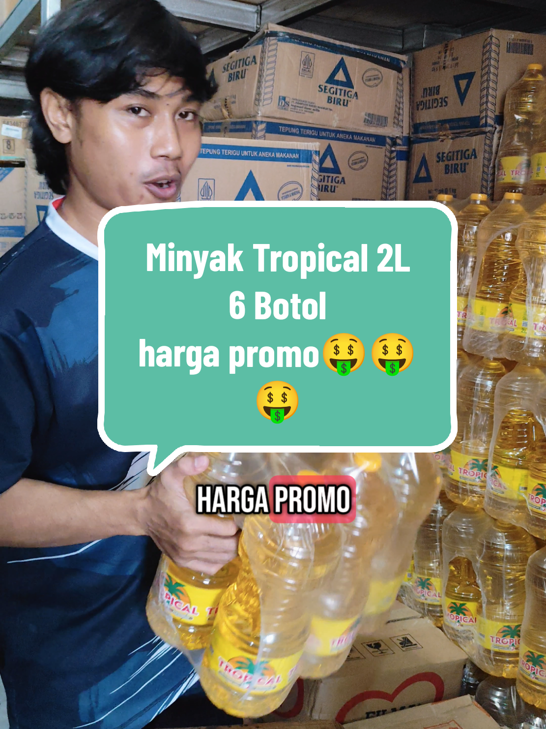 Stok terbatas siapa cepat dia dapat🤑🤑🤑 minyak tropical 2 Liter 1 krat isi 6 botol, bisa cod🤗🤗🤗 #toko #legisembako #minyak #tropical #sembakomurah #fypシ゚ #viralvideo 