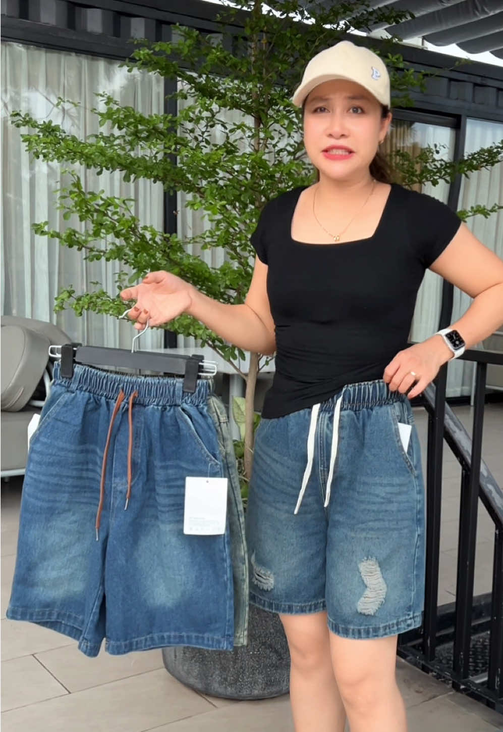 Mua hàng TikTok vừa rẻ vừa đẹp, combo 2 quần short jean 149k #xuhuong #quanjeannu #quanshortjean #moonmummim #videoviral 
