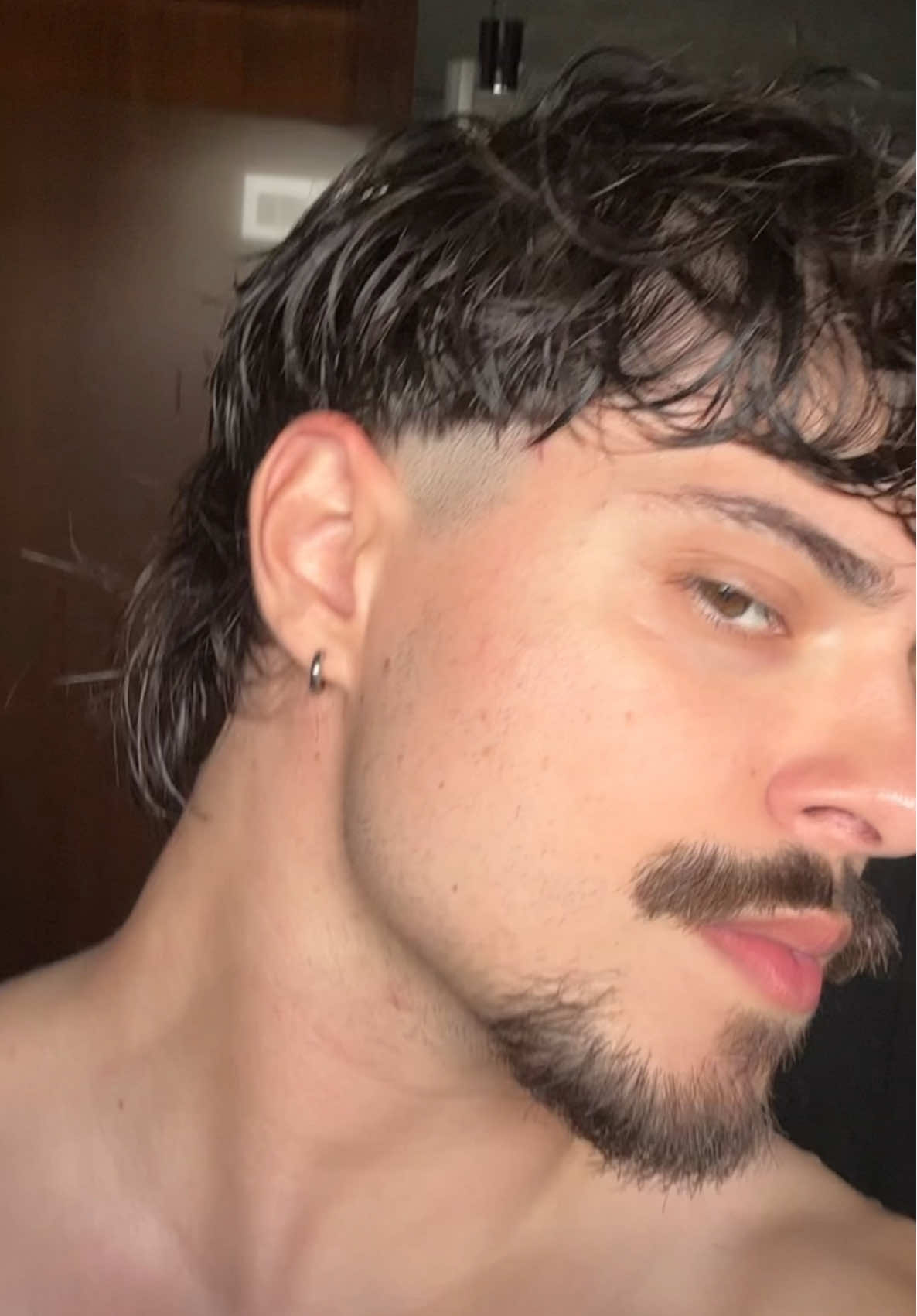 Mustache + Mullet Combo