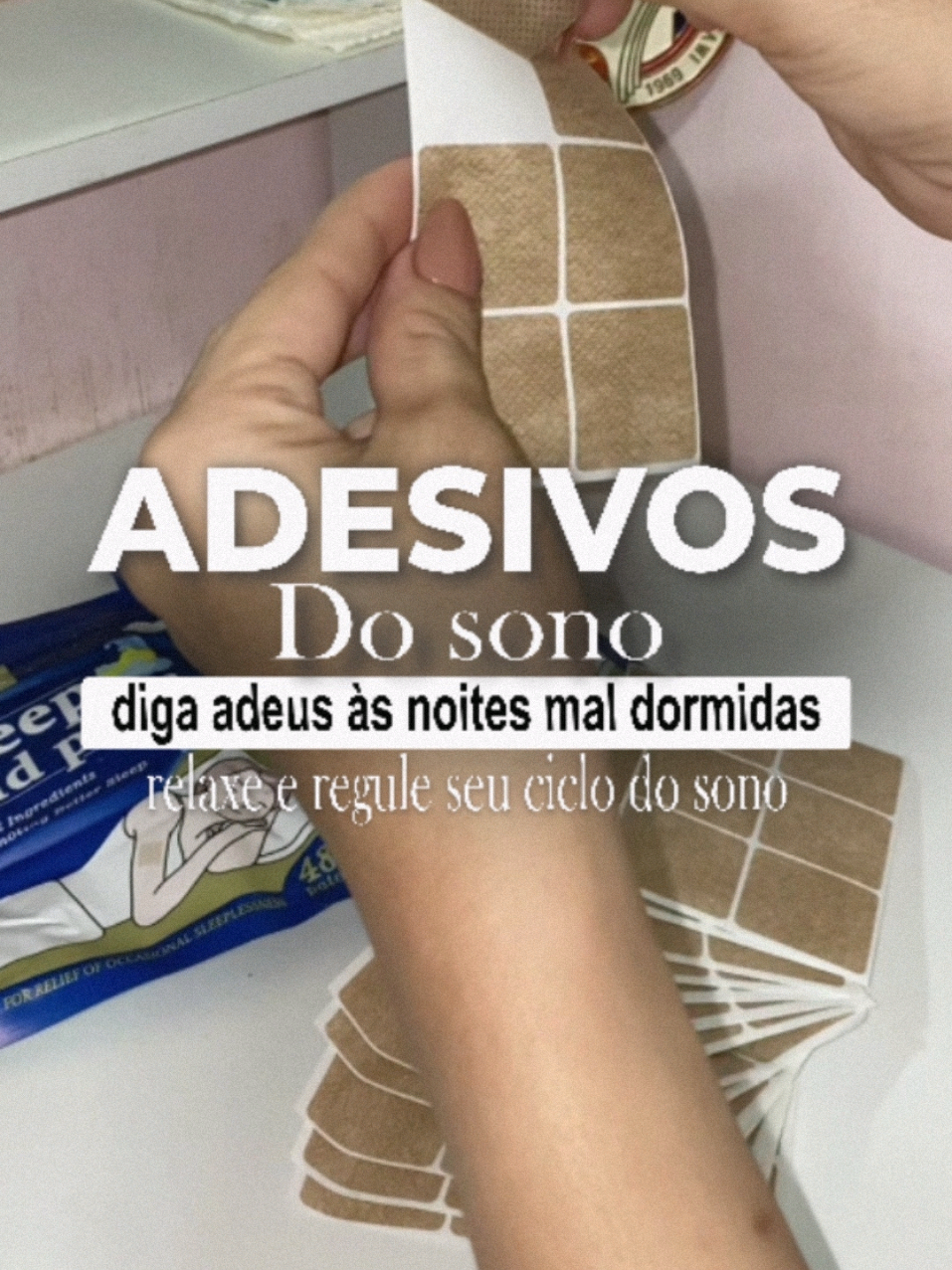 LINK NOS COMENTÁRIOS OU NO LINK DA BIO ✅ #insonia #ansiedade #adesivodosono #foryoupage #foryoupage