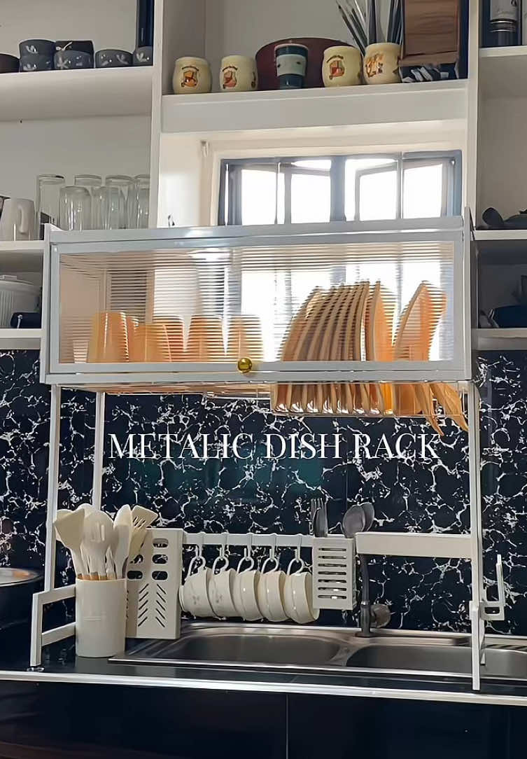 METALLIC DISH RACK CABINET ORGANIZER SIGURADONG MAA GAGANDA NG KUSINA NIYO DITO!#fyp #trend #foryou #dishrack #dishrackdrainer #dishcabinetrack #dishcabinet #metallicdishrack #metallicdishcabinetrack #dishrackorganizer #dishrackorganizerwithcover #TikTokShop #recommendations #foryoupage