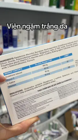Glutaredox viên ngậm trắng da