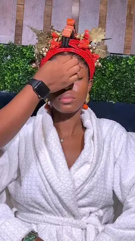 Dearest cousins  How una dey  A lil process video on how we achieved this beautiful edo bridal look  #EdoBride #makeup #makeup #fyppppppppppppppppppppppp #fyp 